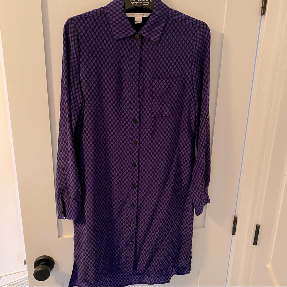 DVF Silk Shirt dress